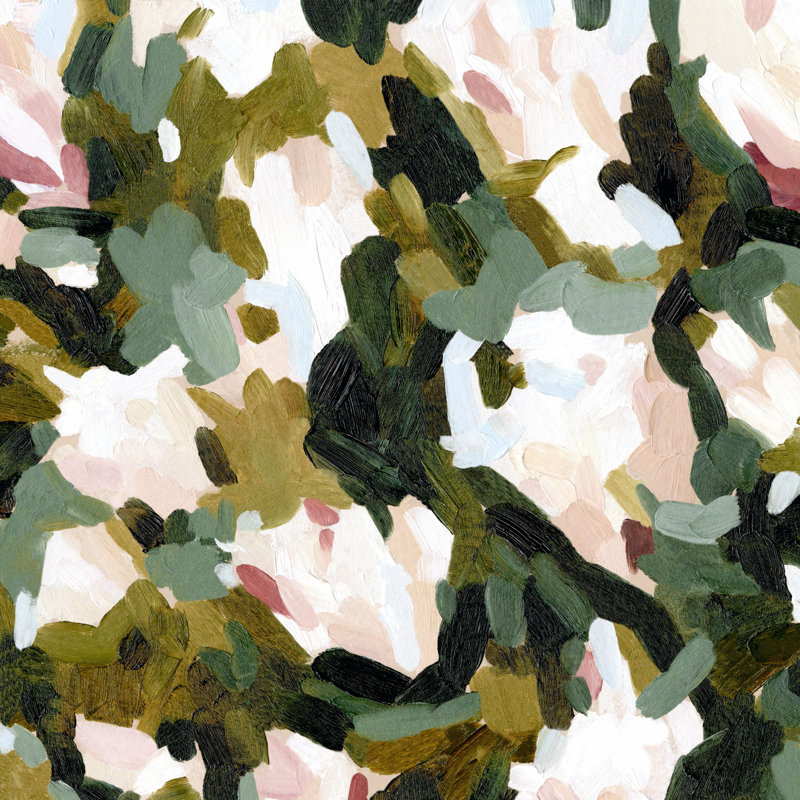 Floral Frenzy II by Emma Caroline - Wrapped Canvas Painting, 51cm H x 51cm W x 3.8cm D
