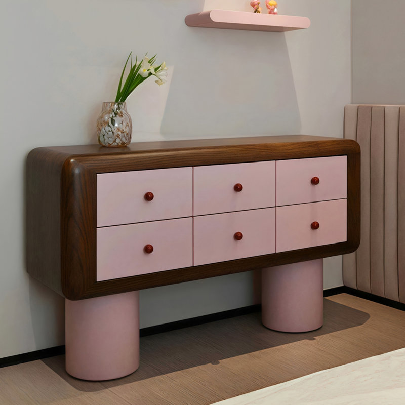 Console élégante de style nordique, H 33,5 po x l 63 po x P 15,7 po