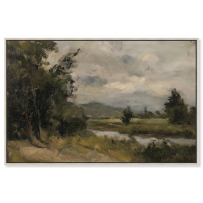 River's Path Canvas Cottage Landscapes by Art Remedy