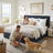 Modern Wingback Upholstered Platform Bed-1529935587-1529576911