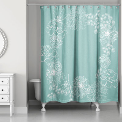 Warrenup Floral Single Shower Curtain