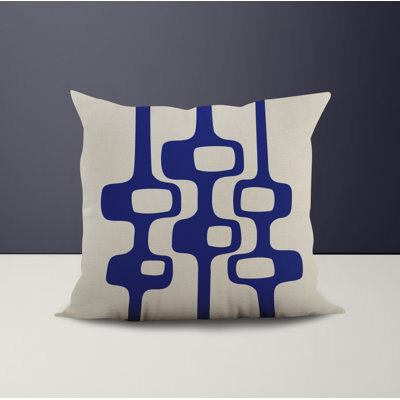 Polyester Throw Square Indoor/Outdoor Pillow Cover & Insert