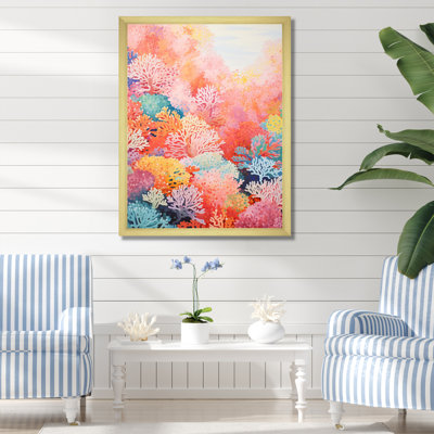 Coral Reef Barrier Expression I, reproduction d'art sur toile