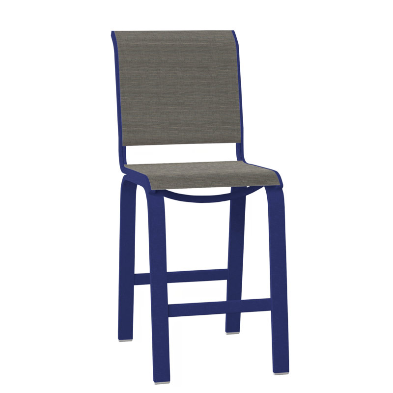 Tabouret de bar 26 po Holna, Bois de plage texturé, Gris anthracite Collect
