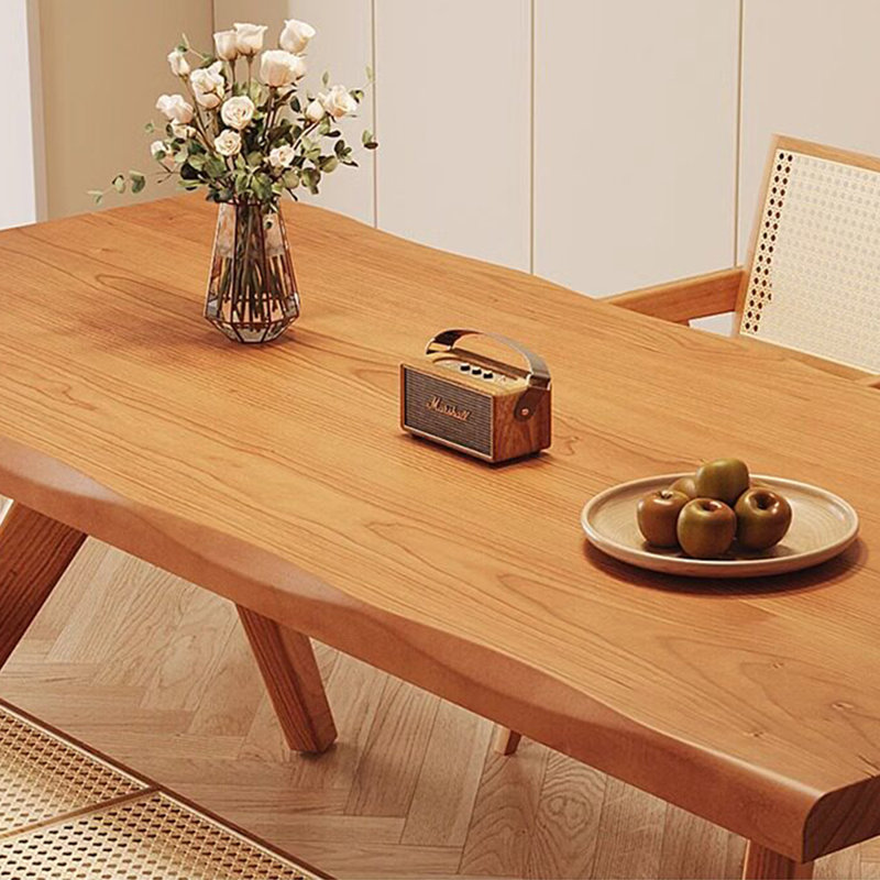 Table de salle à manger rectangulaire Cherry, 29.53"H x 86.61"L x 31.50"W