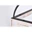 Lustre lumineux de style moderne campagnard 14 pouces Valeria