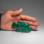 Genuine Polished Malachite Fish Carving (185 Grams)