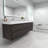 84'' Double Bathroom Vanity with Acrylic Top-1323390677