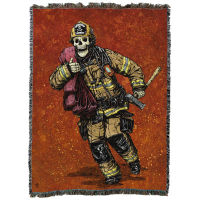 Jeté en coton Pure Country Weavers Fighting the Flames