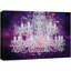 Lustre en cristal mauve scintillant mauve, lumières de style, contemporain, relax, calme, art mural sur toile-93589310-93589304