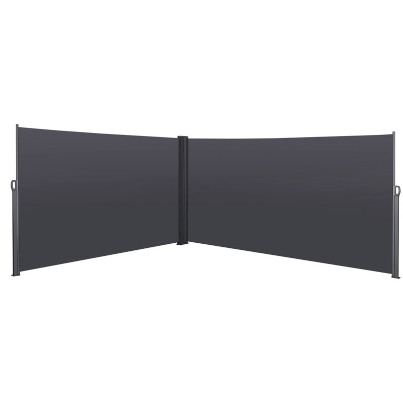 Pare-étincelles 27 po x 71 po pour balcon, imperméable, gris et auvent