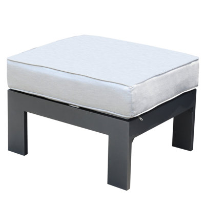 Repose-pieds d'extérieur avec repose-pieds en aluminium