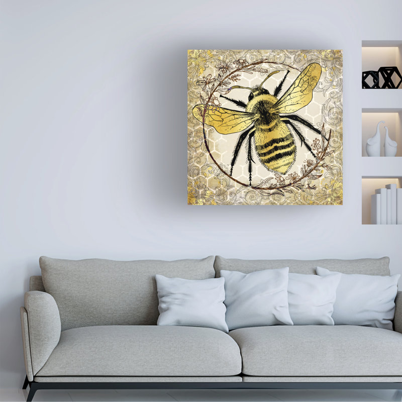 «Honey Bee 02» par LightBoxJournal, impression sur toile tendue, H 35 po x l 35 po