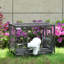 Parc pour chien avec cage verrouillable Pawhut