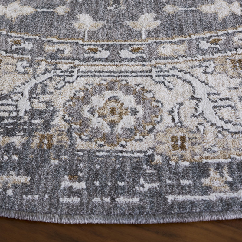 Finley 306 Performance Oriental Rug, Round 6'7"