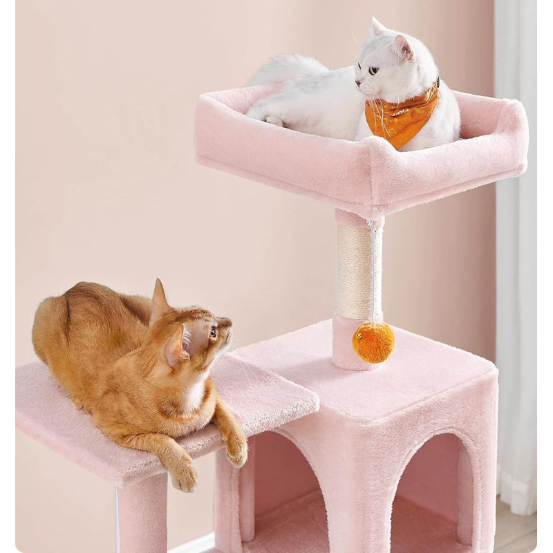 143cm H Cat Tree, Jelly Pink