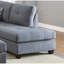 3 pièces Canapé modulaire gris et gris