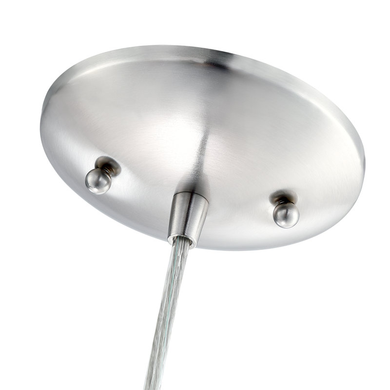 Luminaire suspendu en verre 3 lumières Laba l 6,89 po 