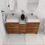 Ensemble de meuble-lavabo autoportant double 60 po avec plateau en céramique Amst douzeen