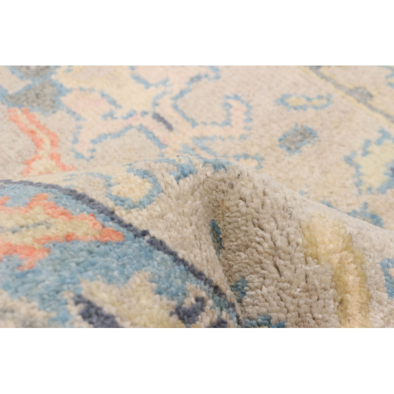 Tapis moderne kaki clair 2 pi 5 po x 10 pi 2 po Oushak