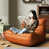 Brown Faux Leather