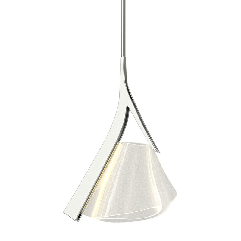 Mobius 1 - Light Single LED Pendant, Sterling