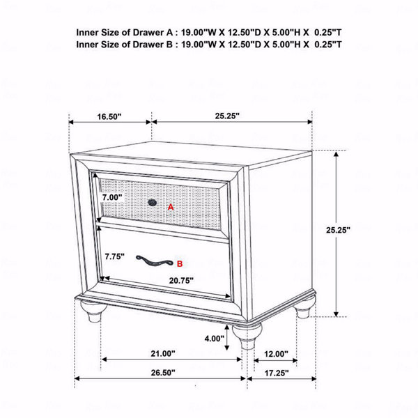 Dimensions du produit