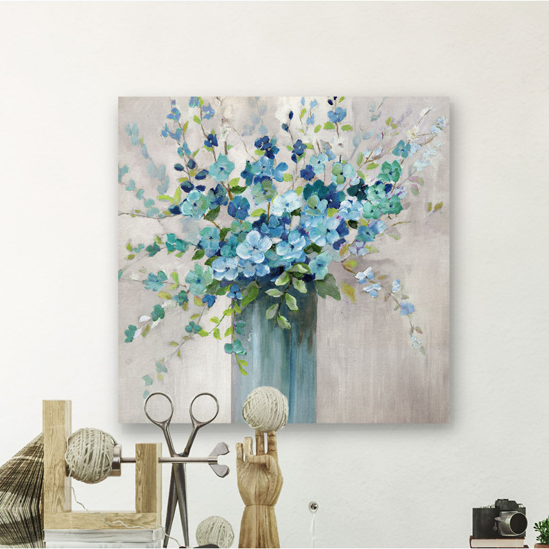 «Sea Isle Wildflowers», reproduction sur toile, H 24 po x l 24 po x P 1,5 po