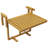 Atiim 26.75" W Solid Pine Wood Folding Balcony Table