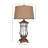 Metal and Polyresin Table Lamp
