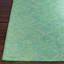 Tapis géométrique rectangulaire tissé à plat en polypropylène vert / gris-1224457126
