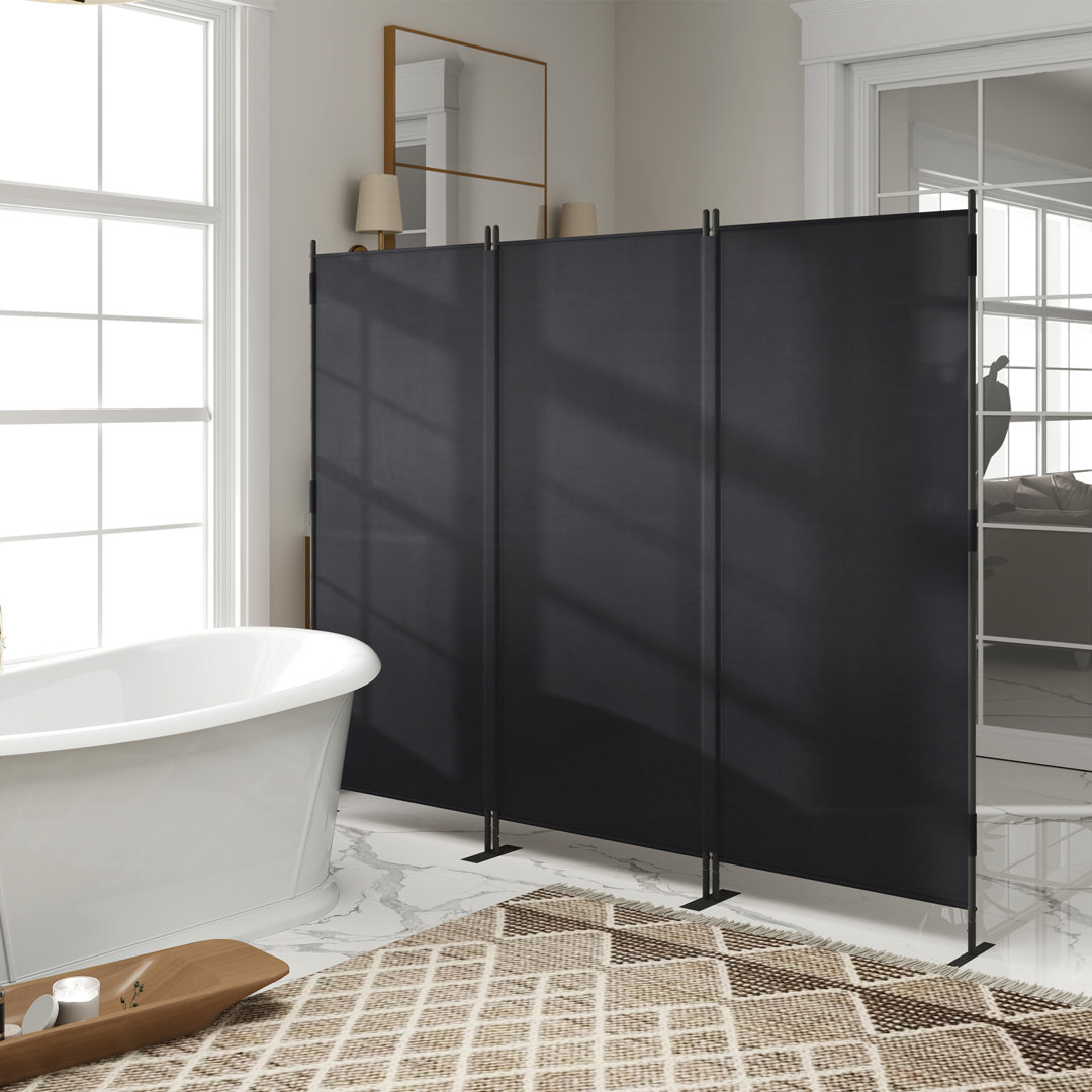 225cm W x 184.5cm H Folding Room Divider