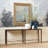 Delicate Basketweave Mirror-Gold