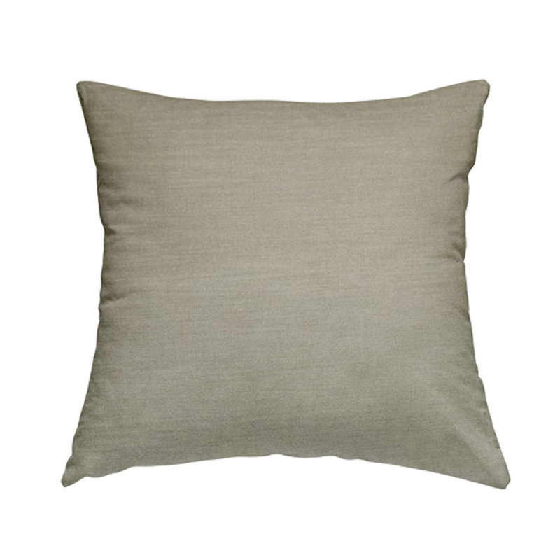 Danik Cotton Square Throw Cushion, Taupe, 43cm H x 43cm W x 5cm D
