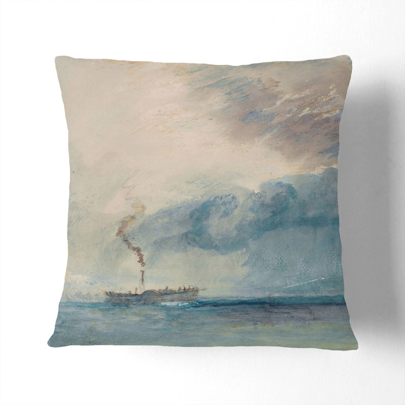 Square Cushion, 55cm H x 55cm W x 20cm D, White