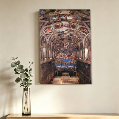 Michelangelo's Creation Sistine Chapel Oil Painting Poster