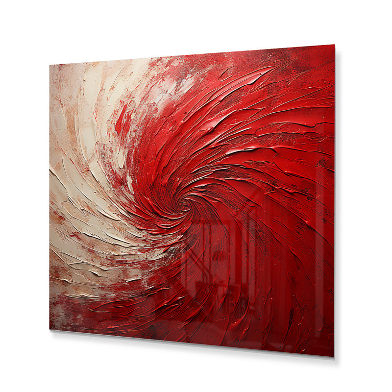 Cierria - Décoration murale spirales abstraites en métal, H 36 po x l 36 po x P 1,5 po