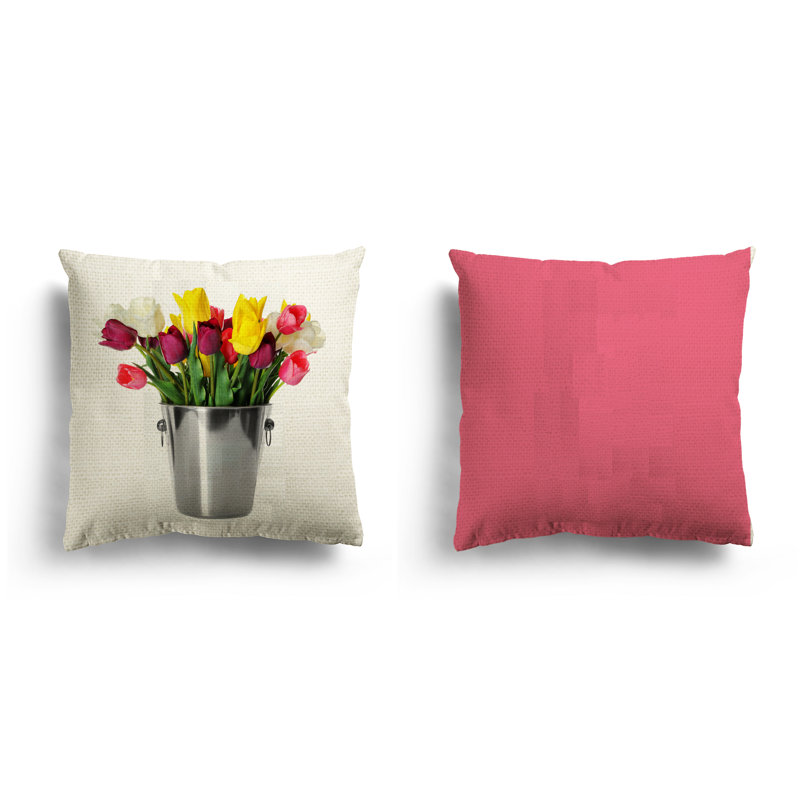 BLOOM COLLECTION - Tulipes dans un vase en métal