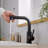 Sink Faucet, Black Kitchen Faucets With Pull Out Sprayer, Bathroom Sink Faucets Mini Bar Prep Faucet