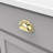 Williamsburg Collection Cup Pull - 3" Center to Center Cabinet Pull Polished Brass - Farmhouse Hardware for Drawers & Cabinets-50236066