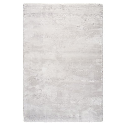 Délice Silk Area Rug in Mastic