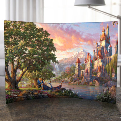 DISNEY - La belle et la bête II - impression acrylique incurvée