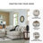 Croskey 3-Piece Double Chaise Sectional