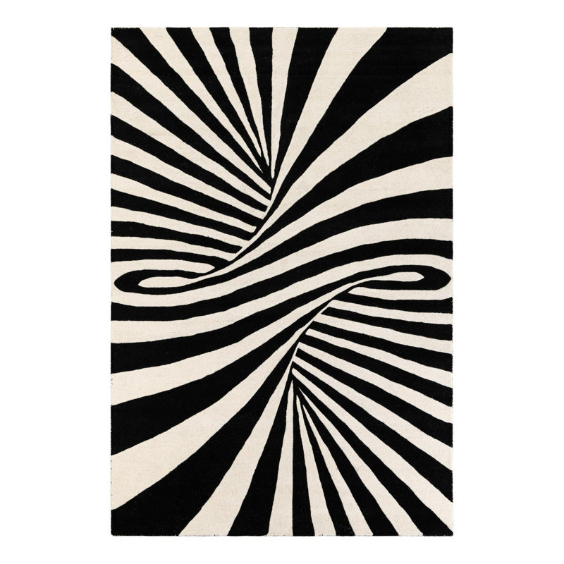 Wrought Studio™ Whirl Nalanie Rug, Rectangle 6'1" x 9'
