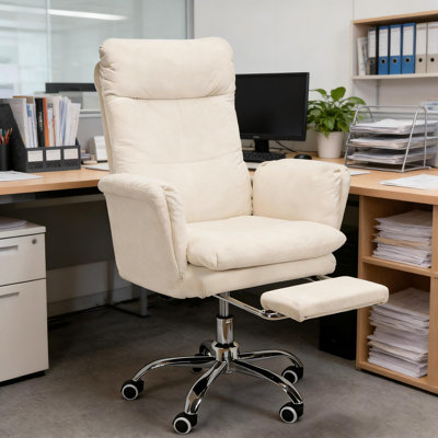Chaise de bureau large inclinable et pivotante