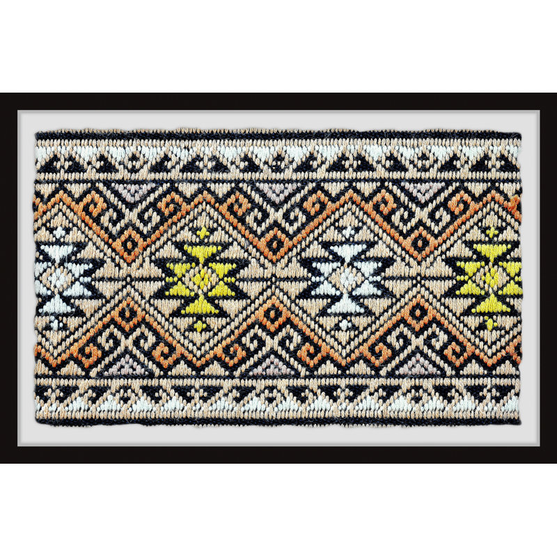 Printed Lines - Single Picture Frame Print, 20cm H x 30cm W x 3.81cm D