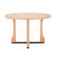 Table de salle à manger 48 "pour espaces confortables - 4 places, bois massif Scratch et, assemblage simple, attrait dans les petites cuisines idéales appartements, entretien facile, charme rétro