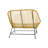 InLove Indoor/Outdoor Handmade Loveseat-36018138