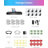 16CH 4K POE NVR security camera system with 4TB HDD, 8MP Outdoor Spotlight POE Cameras, 2-way Talk