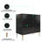 High Gloss 3 - Drawer 32'' Tall Dresser & Chest-1439573365